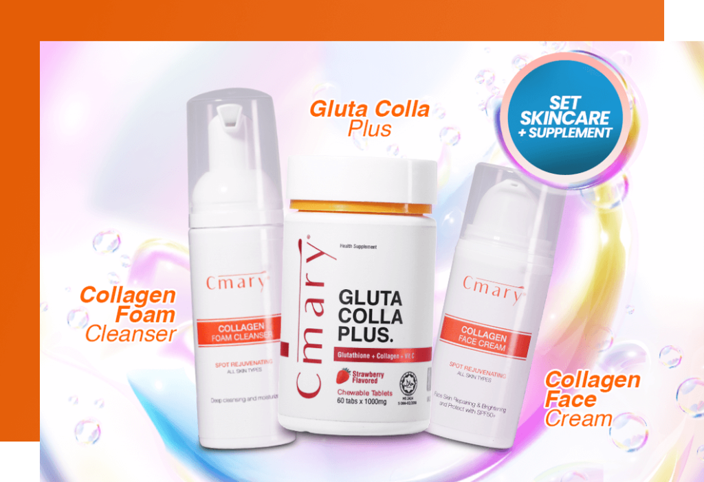 Gluta Colla Plus + Face Cream + Foam Cleanser
